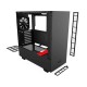 Gabinete Nzxt H510i color Negro Mate Atx Cristal USB C Ca-h510i-br