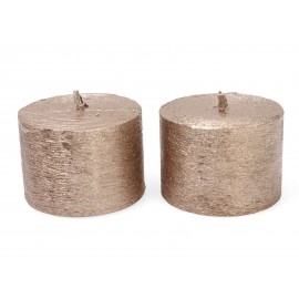 Velas Decorativas Set Crio Bronce (2 piezas)