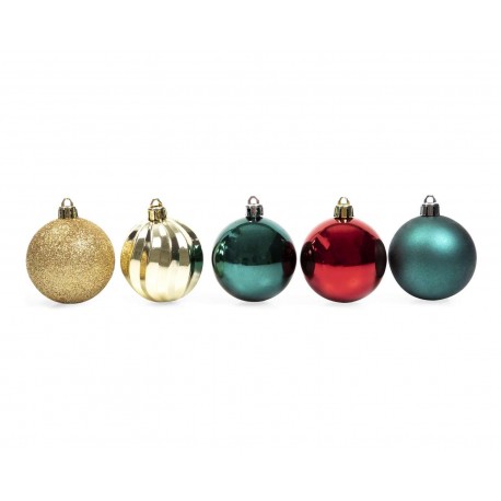 Esferas Navideñas Tradicionales (55 piezas)