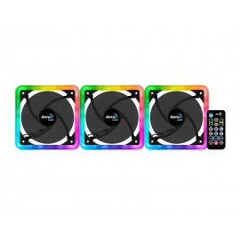 Ventilador Aerocool Edge 14 Pro 3x140mm Argb H66f Hub/control 800rpm