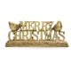 Letrero Decorativo Starhaus Holidays Gold Xmas