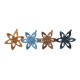 Accesorios para Árbol Navideño Flower Moka (4 Piezas)