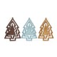 Colgantes Navideños Pine (3 piezas)