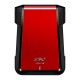 Case Adata Ex500 color Rojo Sata 3.0 Hdd / Ssd USB 2.0