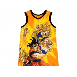 Camiseta Interior Anaranjada marca Dragon Ball Z para Niño
