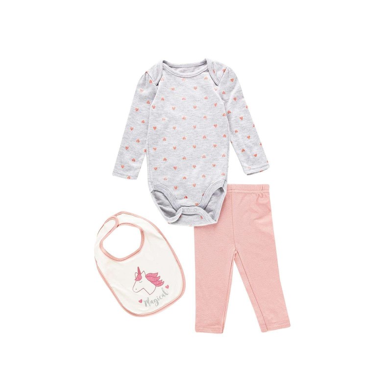 Rene Rofe Conjunto de pijama para bebé niña – 2 piezas de manga larga  camisa, ropa de dormir Joggers, calcetines (niños pequeños)