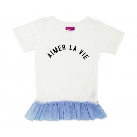 Playera Blanca marca Red Sky para Niña