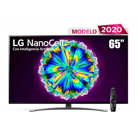 Pantalla LED LG 65" Ultra HD 4K Smart TV AI ThinQ 65NANO86UNA